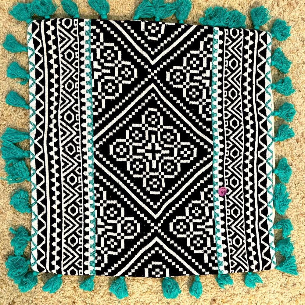 Jungalow Teal Mixto Pillow Cover